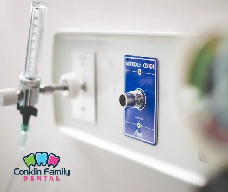 IV sedation procedure at Conklin Family Dental providing comfortable dental care for anxious patients
